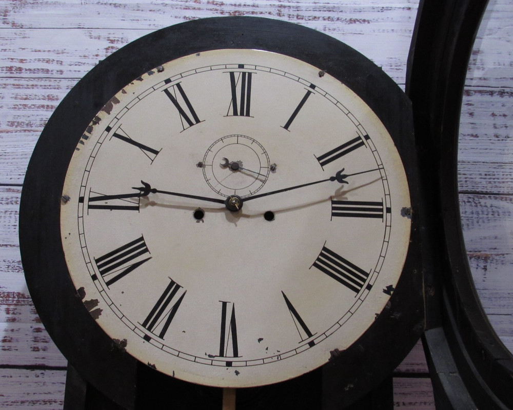 Antique Seth Thomas "Regulator No. 1 Extra" Weights Driven Regulator Wall Clock