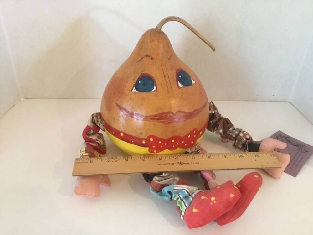 Humpty Dumpty hand-painted Gourd