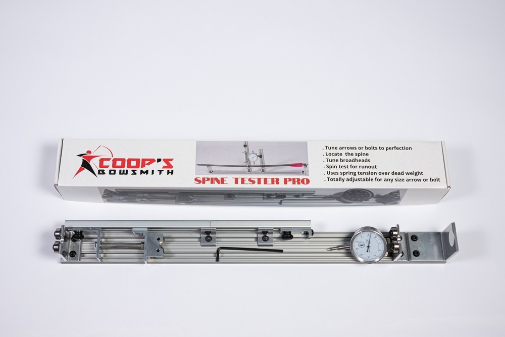 Spine and arrow tester . ram