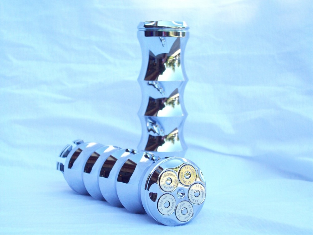 Bullet end cap bill grip for Harley