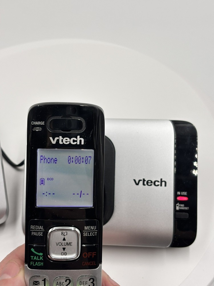 VTech • CS6719-2 • DECT 6.0 Cordless Phone • 2 Handset • Black • Open Box