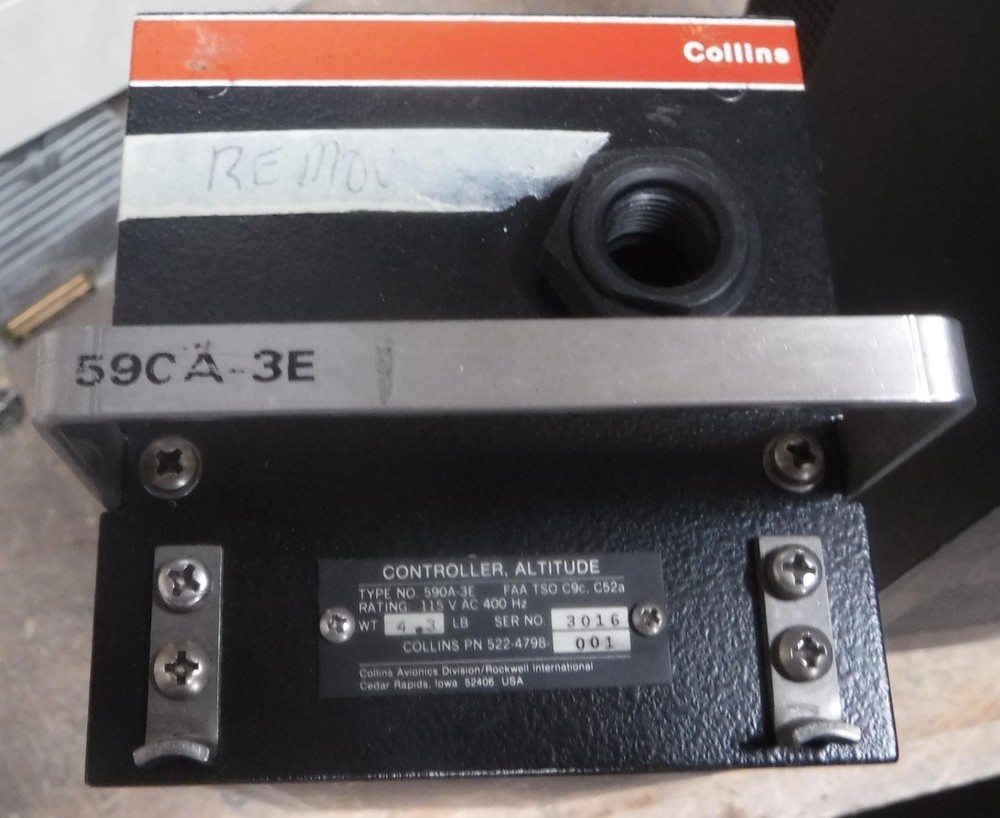 COLLINS 590A-3E CONTROLLER , ALTITUDE    FREE SHIPPING