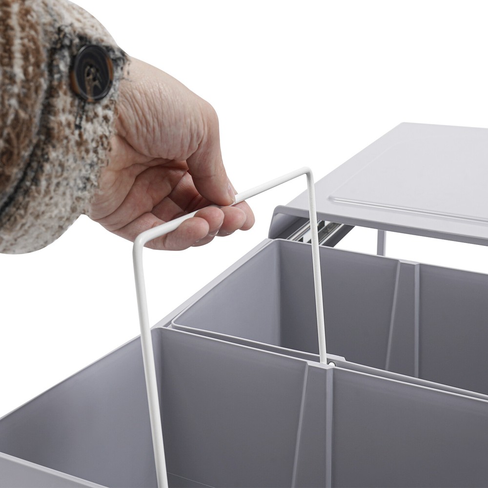 Hidden Pull Out Garbage Cabinets Separation Trash Can Pull Storage Kitchen Waste