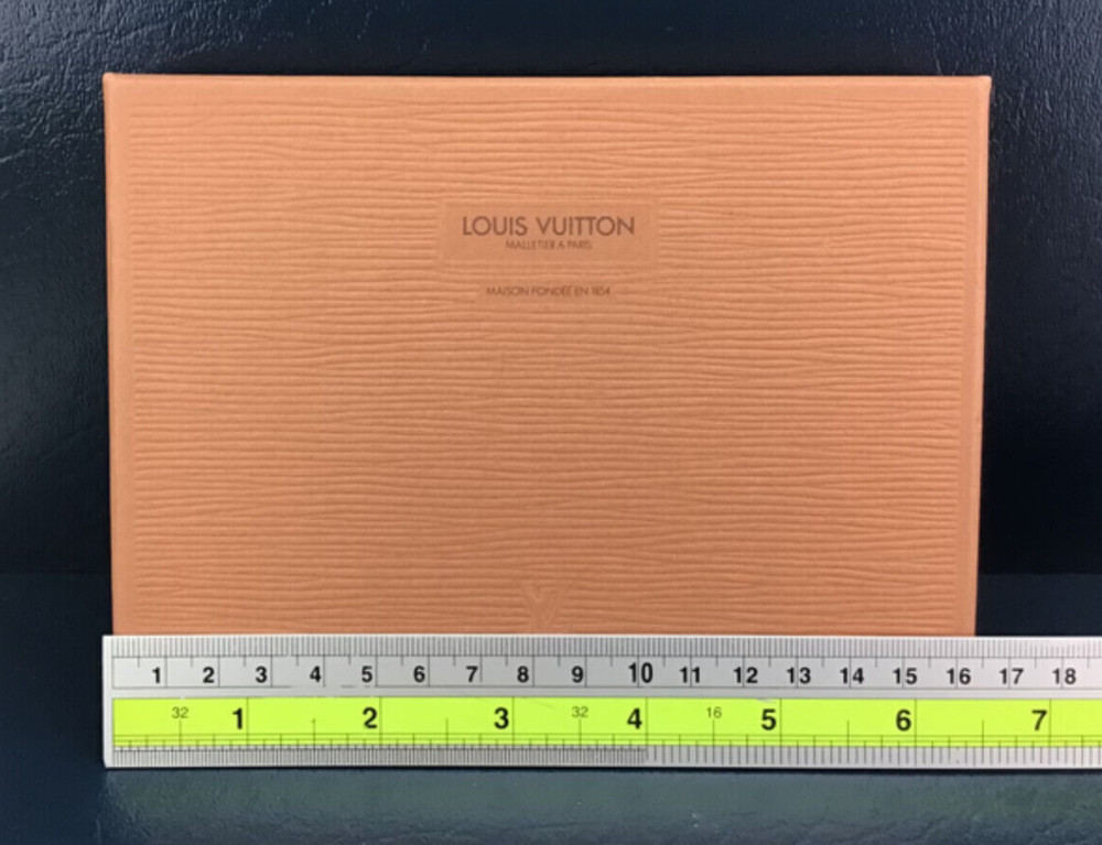 Authentic Louis Vuitton Empty Box 6" x 4.5" x 0.5" Gift Box