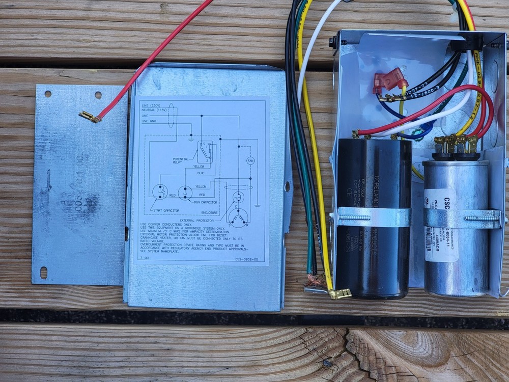 Copeland Compressor 514-3277-32 Cap & Relay Assembly