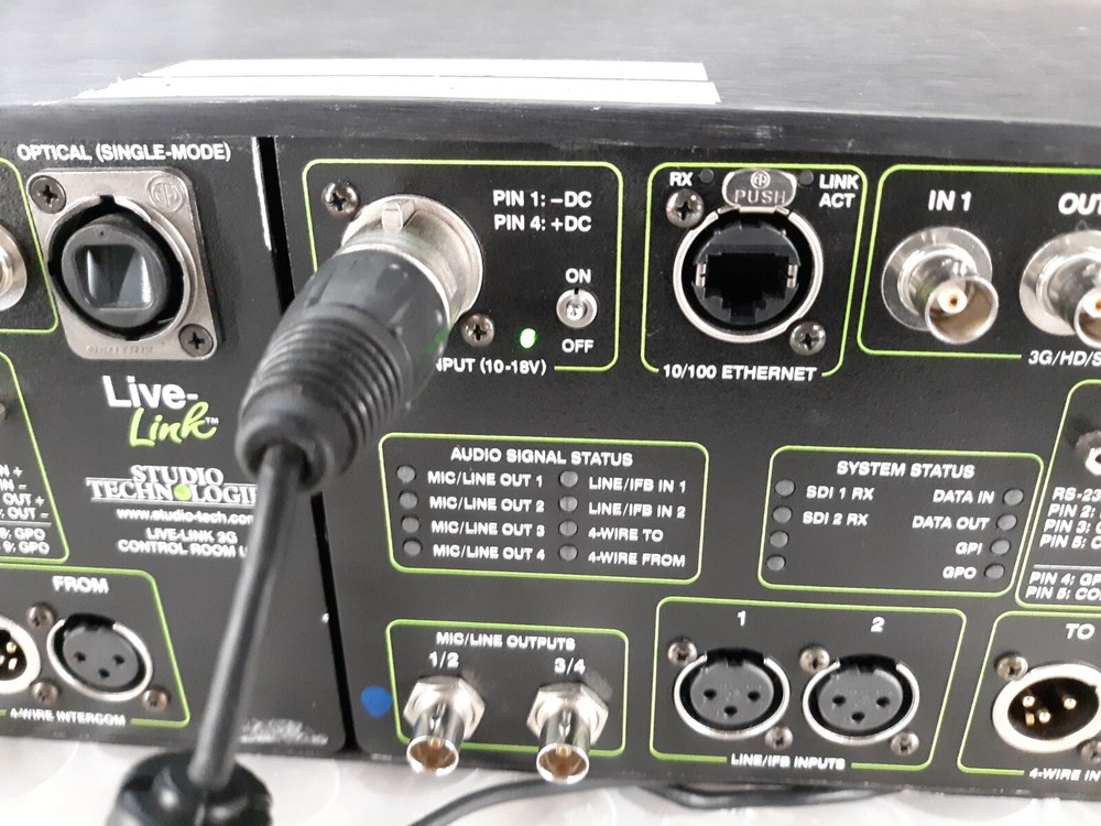 Pair of Studio Technologies LL3GCR-032 Control Room Unit Ears NO AC *TESTED*