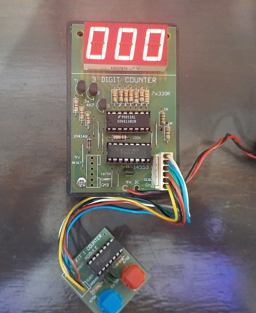 Vintage 3 digit digital counter