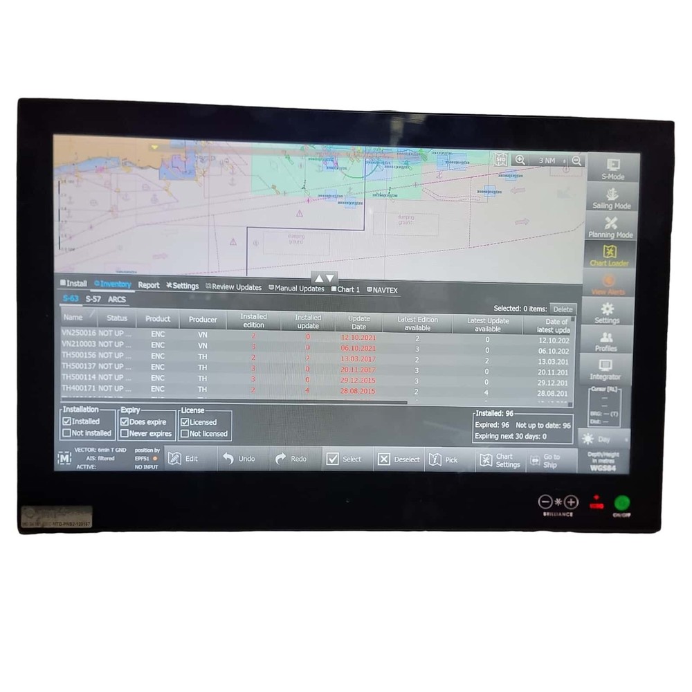 SEALL MULTI COMPUTER ECDIS TYPE HD 24T21 HATTELAND USED