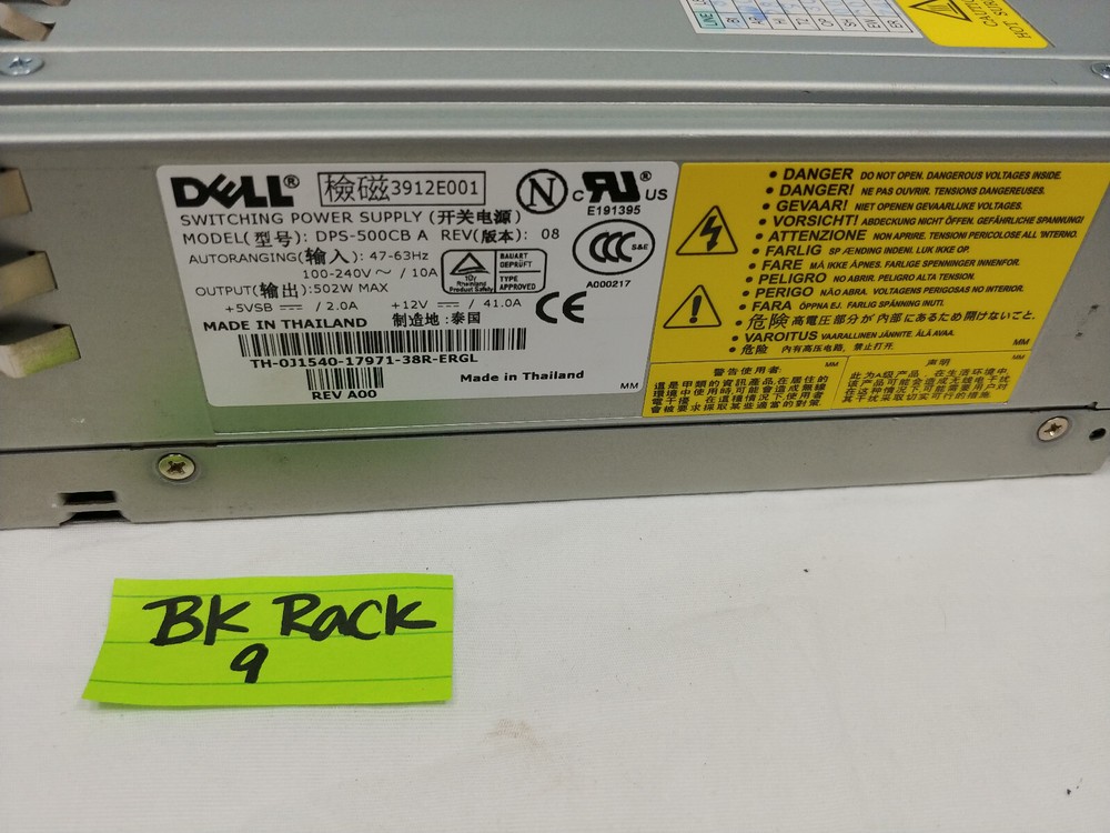 Dell DPS-500CB A 502 W Switching Server Power Supply