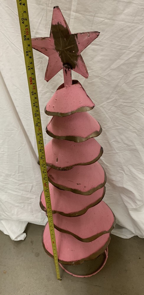 Metal Pink Christmas Tree Medium Size 41.inch