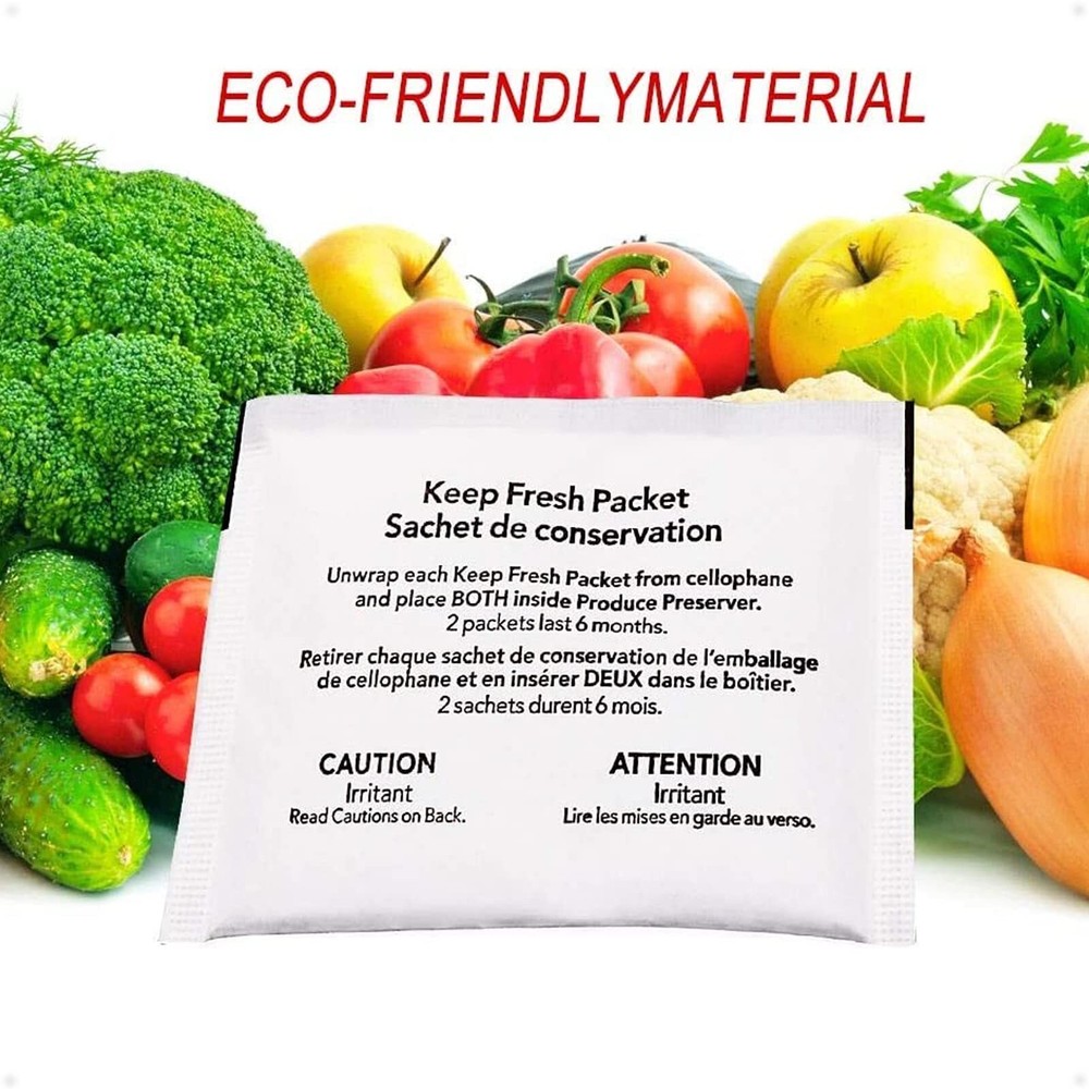 Refrigerator Produce Preserver W10346771A Replacement for 2117689 12 Packets