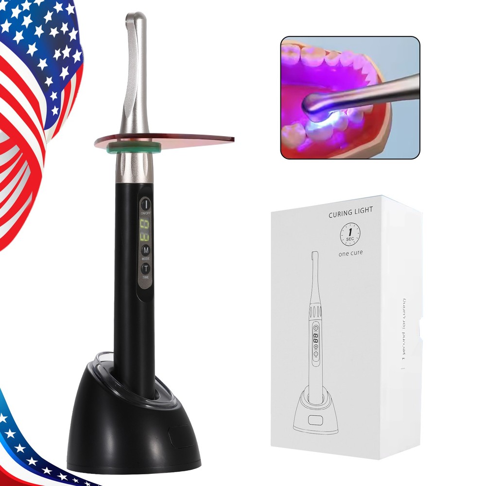 Dental Wireless ILED II Curing Light Lamp 1 Second Curing 2500mw/c㎡