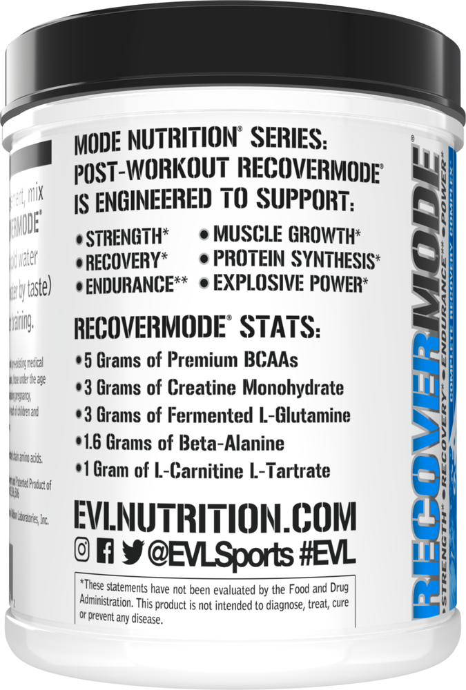 Evlution Nutrition Recover Mode - Complete Post Workout & Hydration - 30 Serving