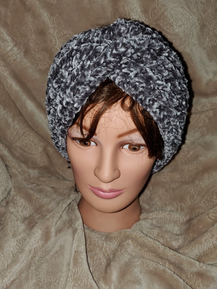 Crocheted Velvet Head Warmer