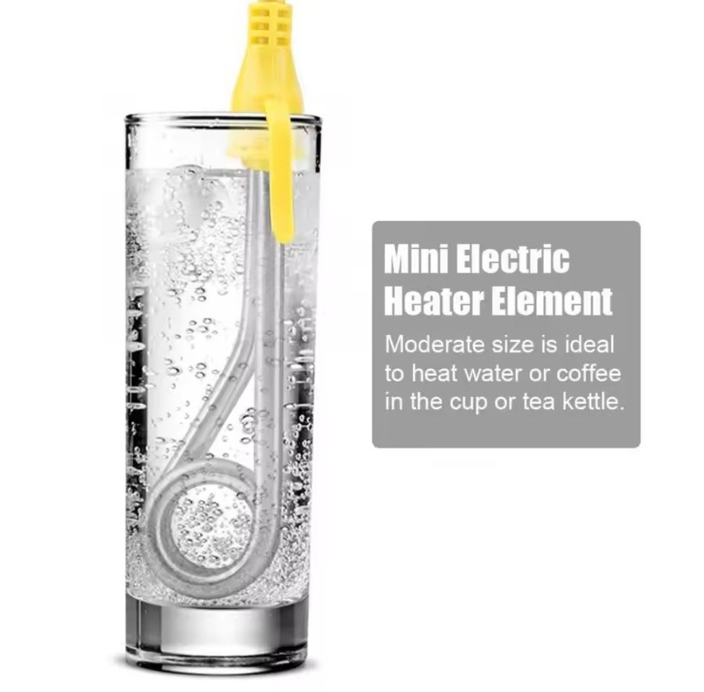 Stainless Steel Immersion Water Heater 600W Electric Portable Travel Boiler