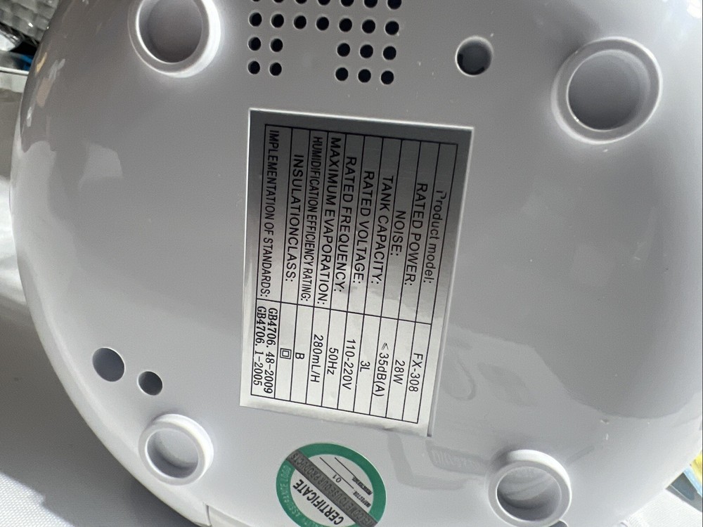 Ultrasonic Negative Ion Humidifier