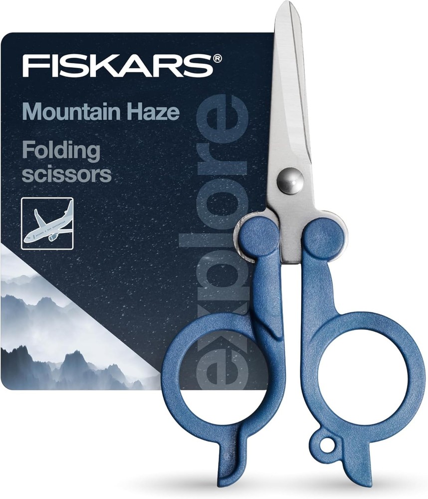 Travel-Friendly Compact Folding Scissors, TSA-Compliant, Mini Craft Tool
