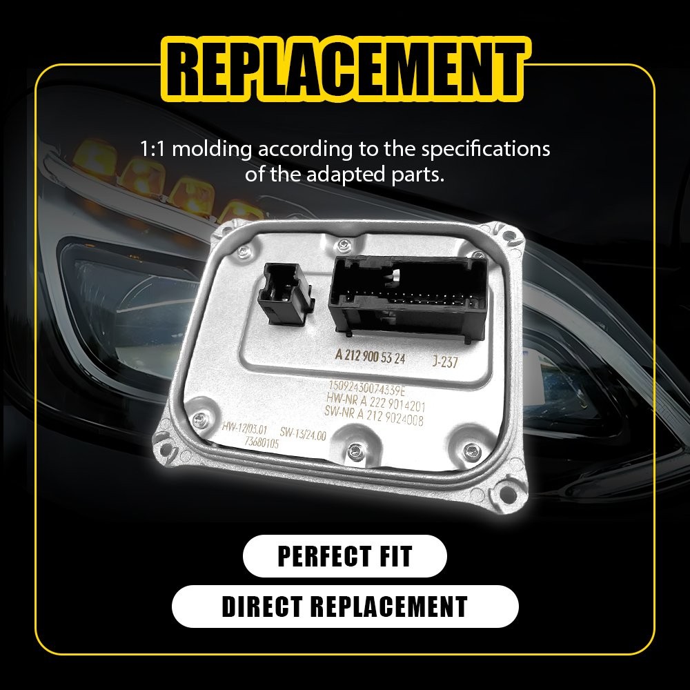 LED Headlight Ballast Unit For Mercedes-Benz E200 E250 E300 E350 E400 2014-2016