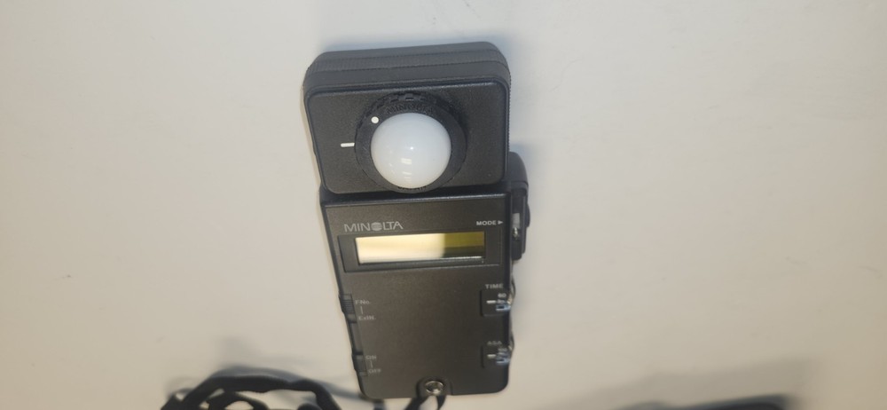 Minolta Flash Meter III light meter + CASE - TESTED - WORKS