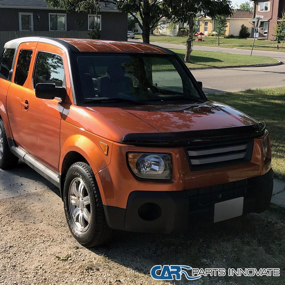Fits 2003-2008 Honda Element Black Headlights Left+Right Pair Assembly 03-08