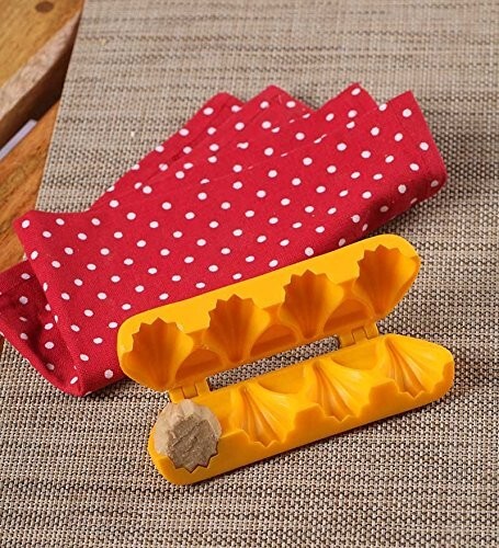 Plastic Modak Maker and Chocolate Mould 4 Size Combo