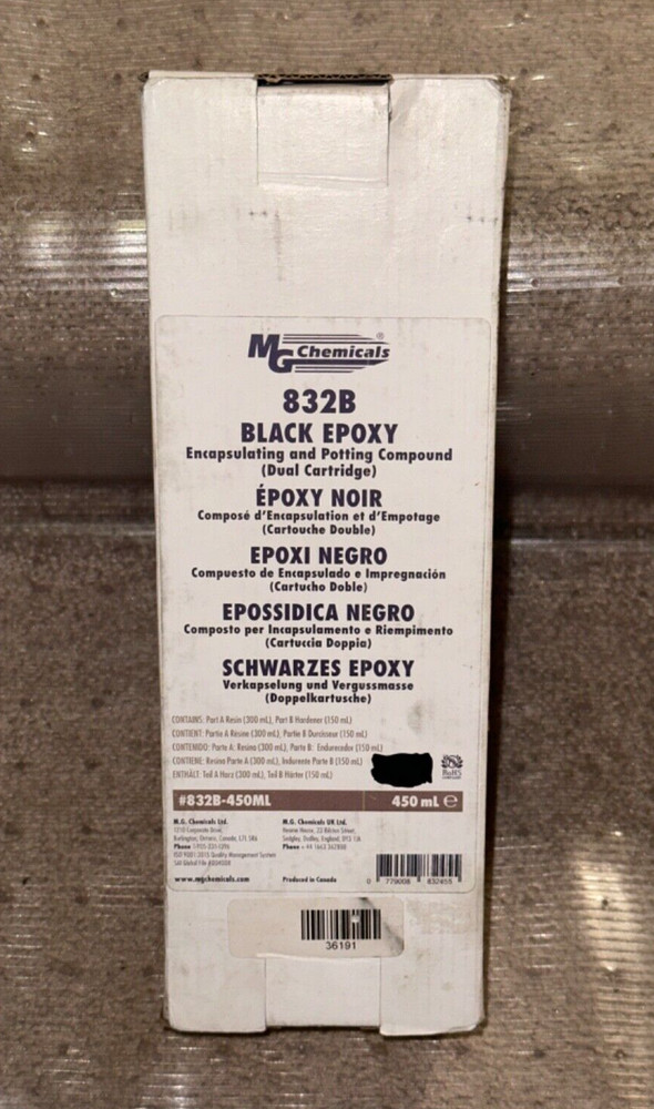 MG Chemicals 832B Black Epoxy Encapsulating & Potting Compound for Electronics,