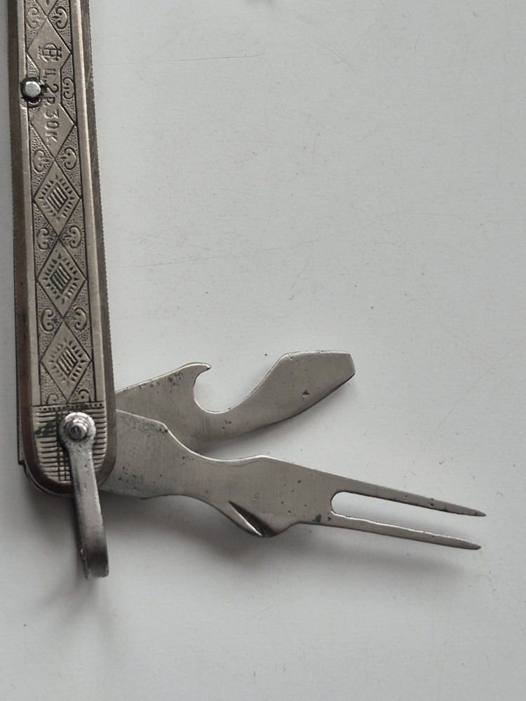 Soviet Cold War Titanium Folding Utility Knife - URSS