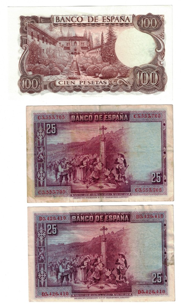 LOT OF SPAIN NOTES