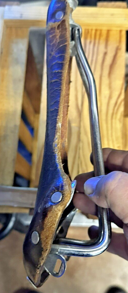 Middlemore Leather Saddle for display