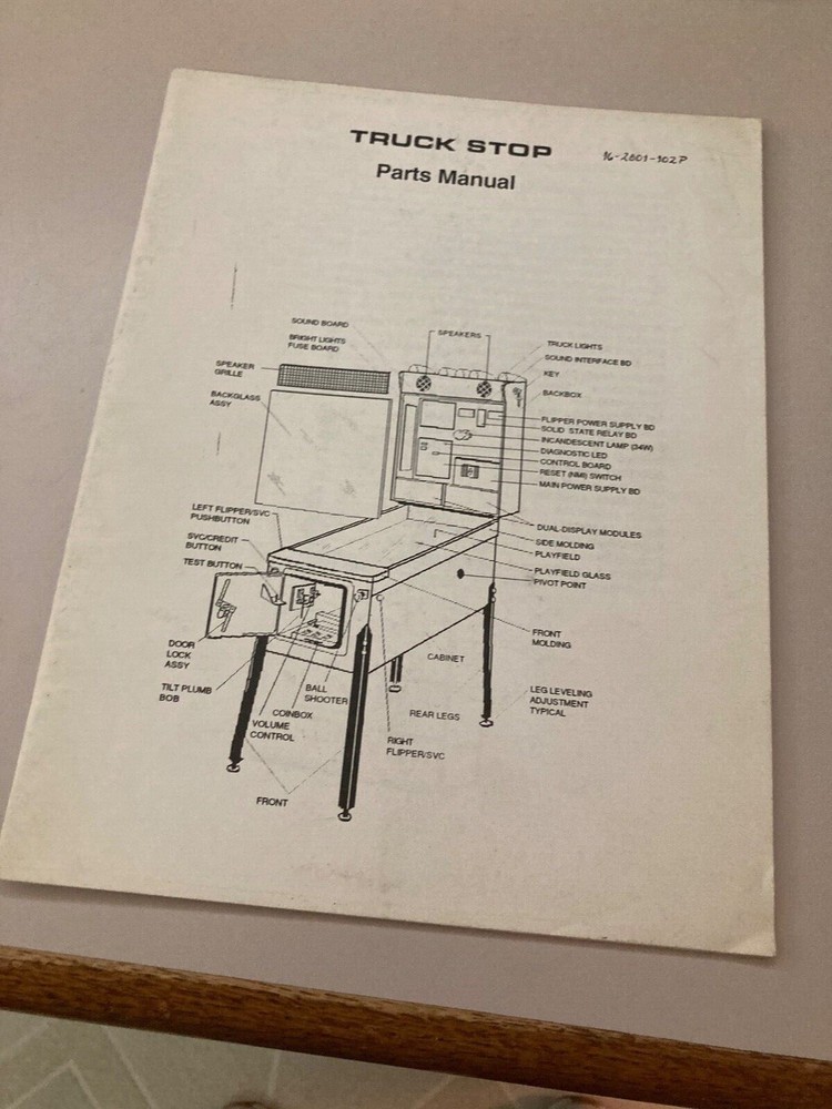 Truck Stop Pinball Manual