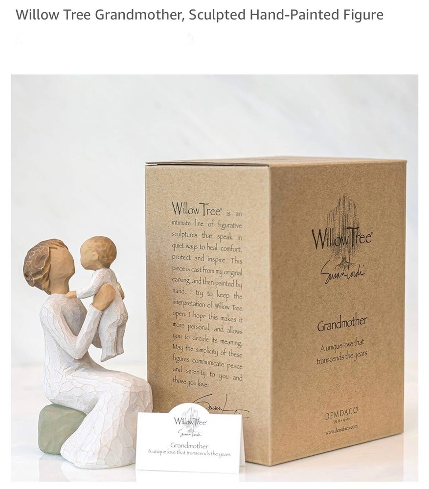 Willow Tree Grandmother, Sculpted Hand-Painted Figure