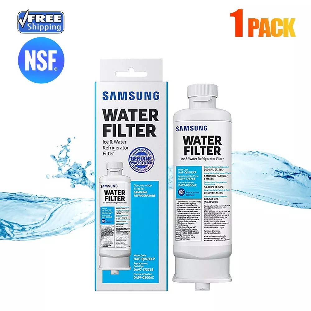 1 PACK Samsung DA97-17376B HAF-QIN/EXP REFRIGERATOR Water Filter