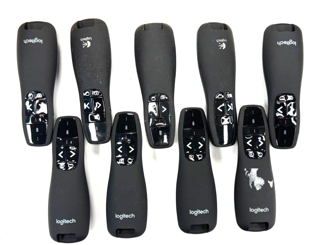 9 PACK - Logitech R400 Wireless Red Laser Presentation Remote Pointer