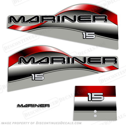 Fits Mariner 15hp Decal Kit - 1998