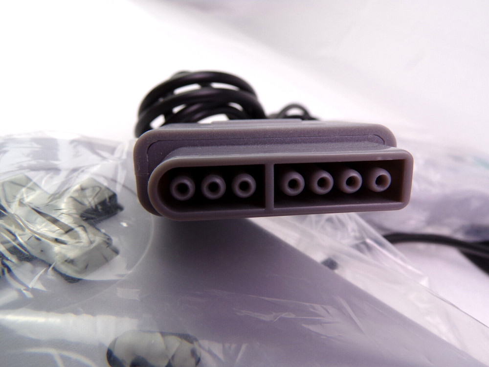 2-PACK Super Nintendo SNES Console Replacement SFC Controller 6FT Cord - NEW