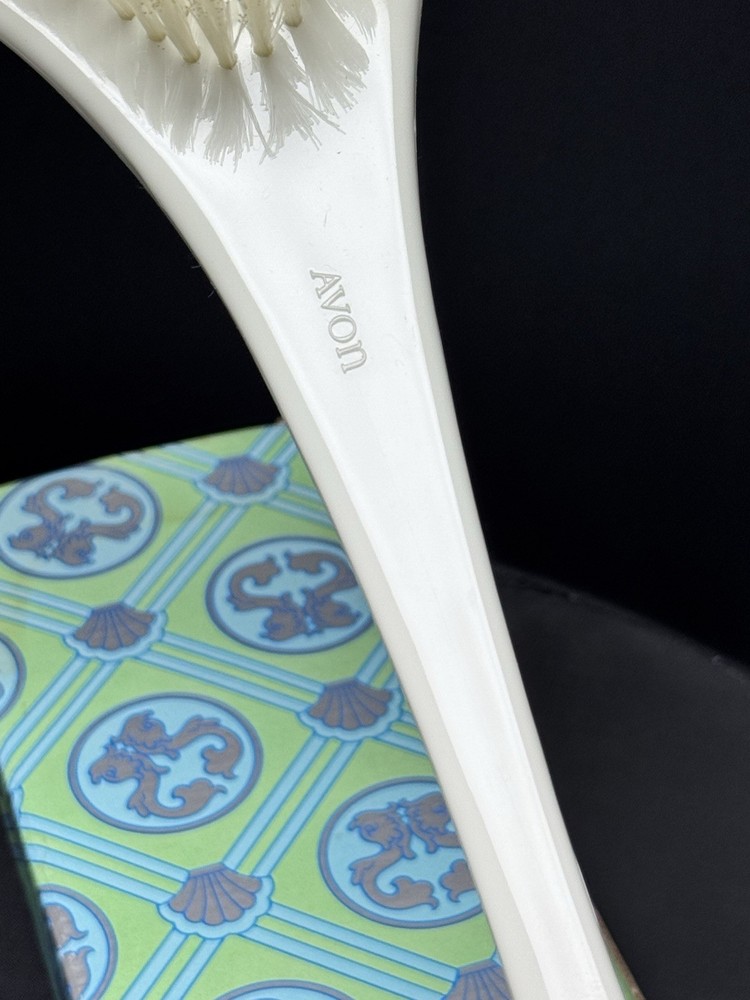 Vintage Avon 15” Ivory Bath Brush NIB!