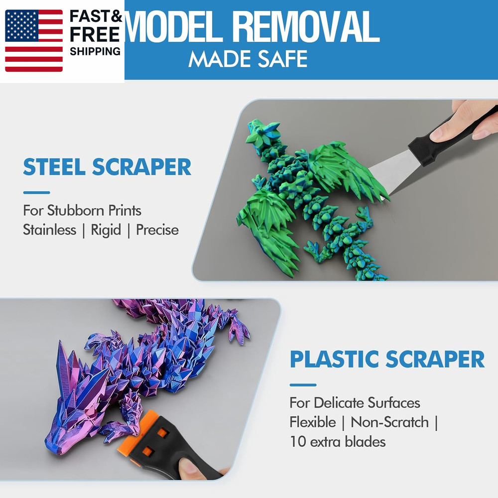 38PCS 3D Printer Tools, 3D Printer Tool Kit with Nozzle Cleaner, Scraper, Files,