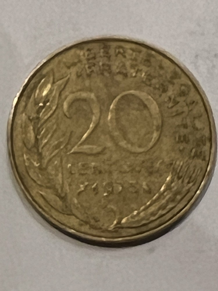 FRANCE  20 CENTIMES 1973 #1085