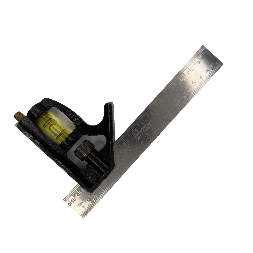 Johnson Level & Tool 6" Combination Square w/ Scribe Pin