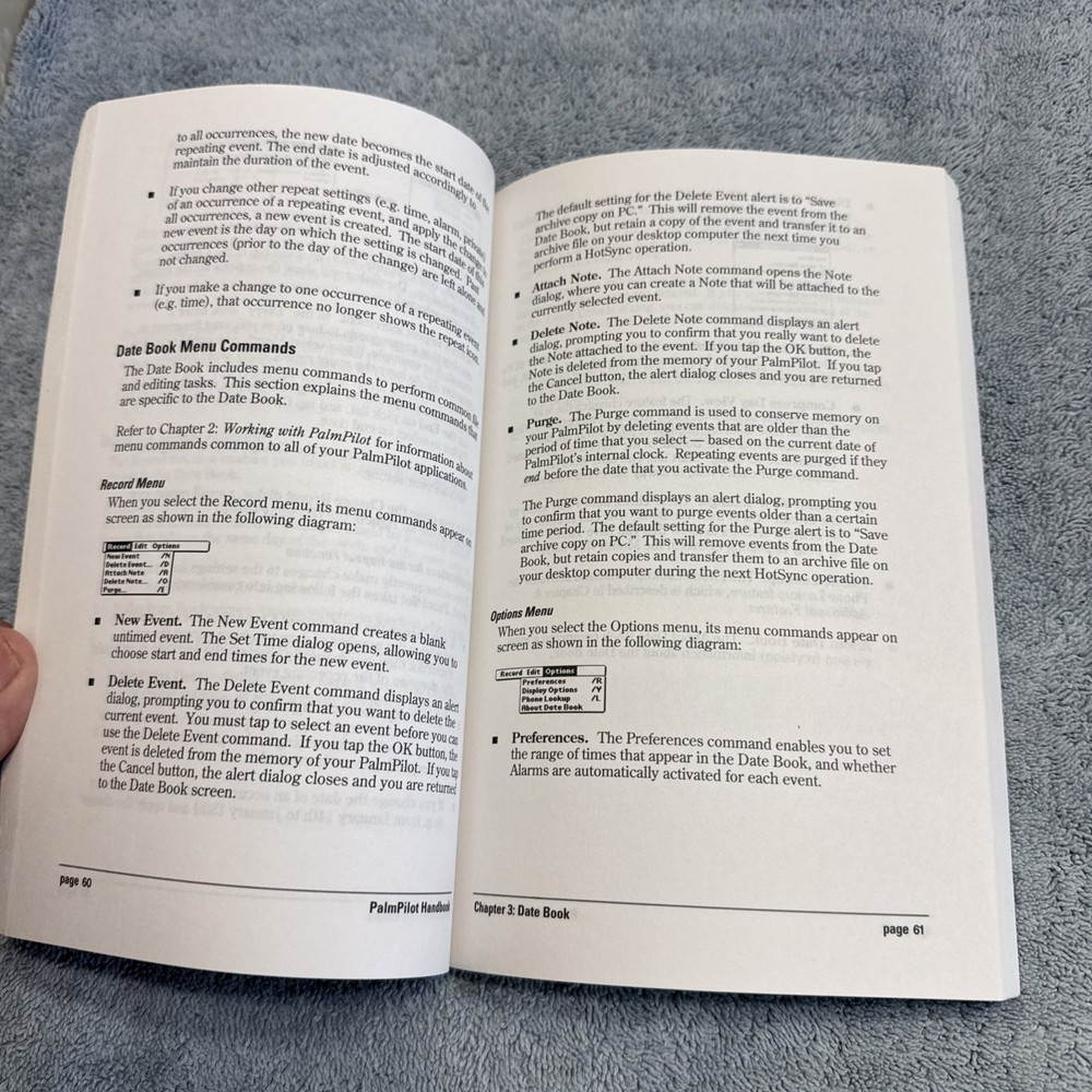 1997 PALM PILOT Handbook Plus Professional Edition