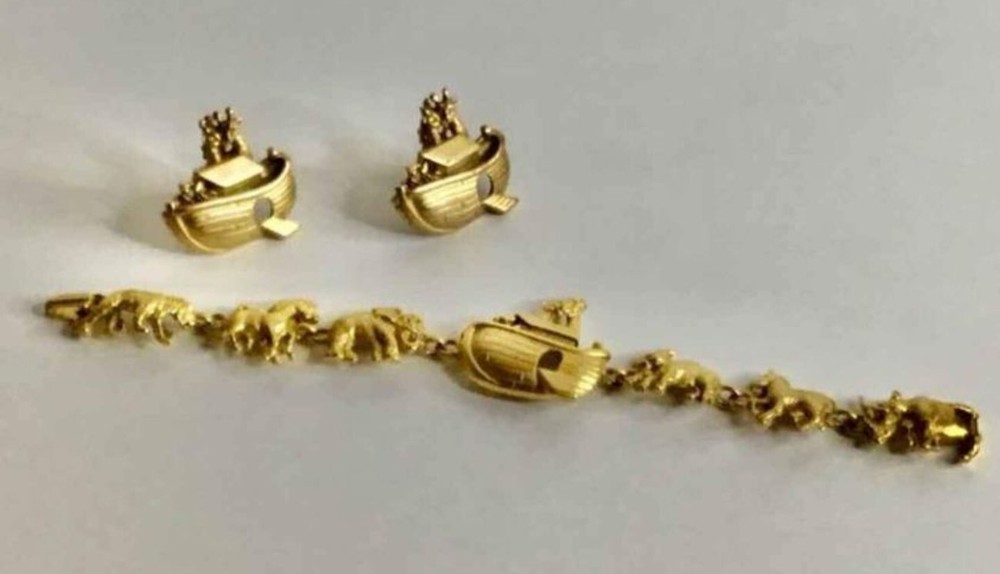 Earrings and Bracelet