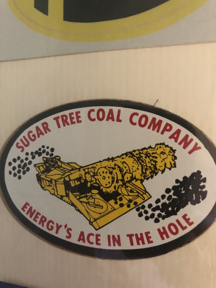 coal mining stickers Nice Older Coal Company