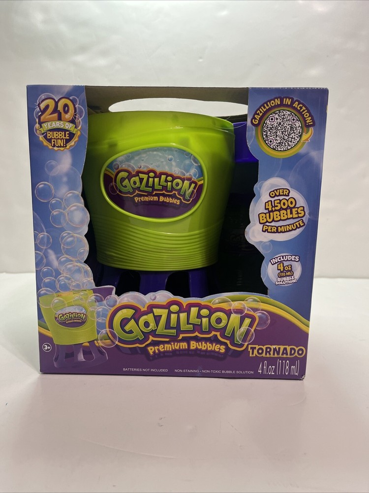Gazillion Premium Bubbles Tornado Machine Ultimate Bubble Blower