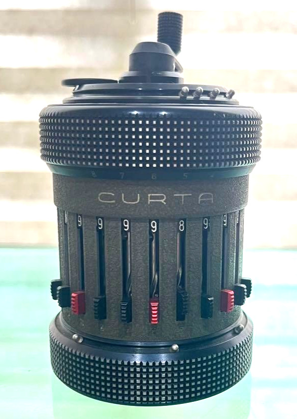 Curta TypeⅡ Mechanical calculator【From Japan】