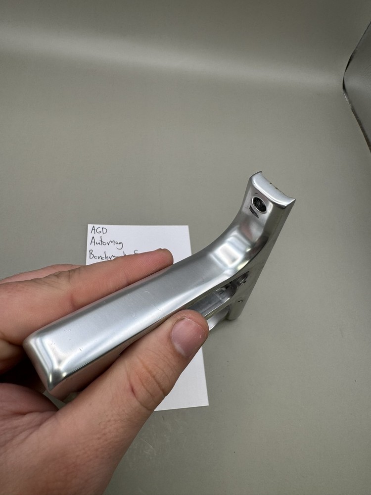 AGD Automag Benchmark Paintball Trigger Frame Silver