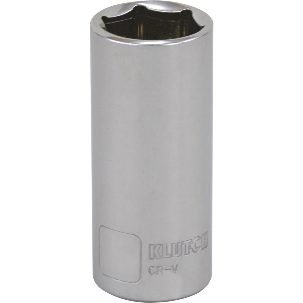 Klutch 3/8in.-Drive, 6-Point Deep Socket, Metric, 20mm