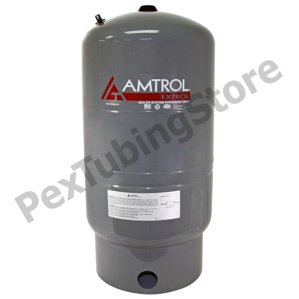 Amtrol Extrol SX-40V (118-78) Boiler Expansion Tank, 20.0 Gal Volume, Standing