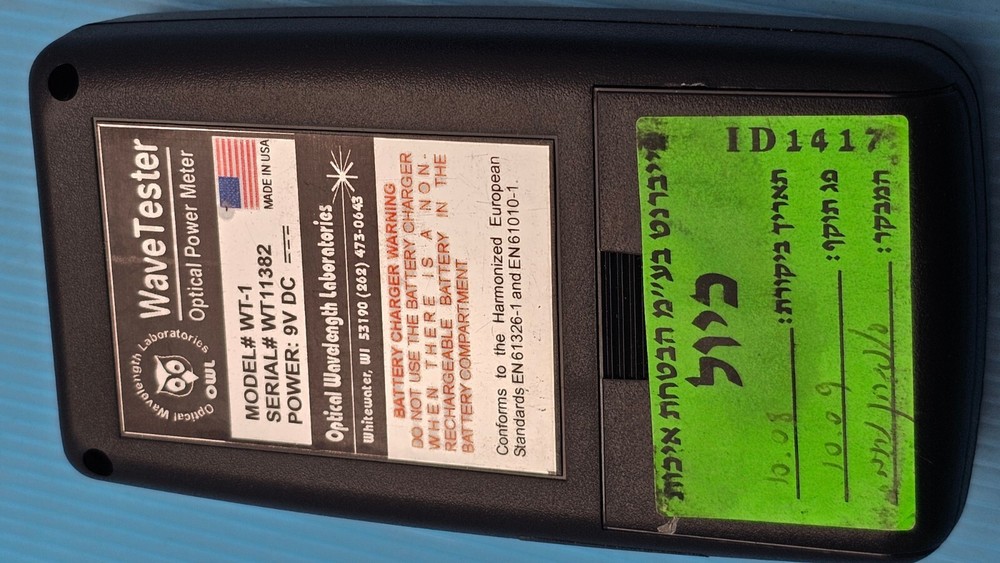 Optical Wavelength WT-1 Optical Power Meter w/ DO2, LO2 Optical Source