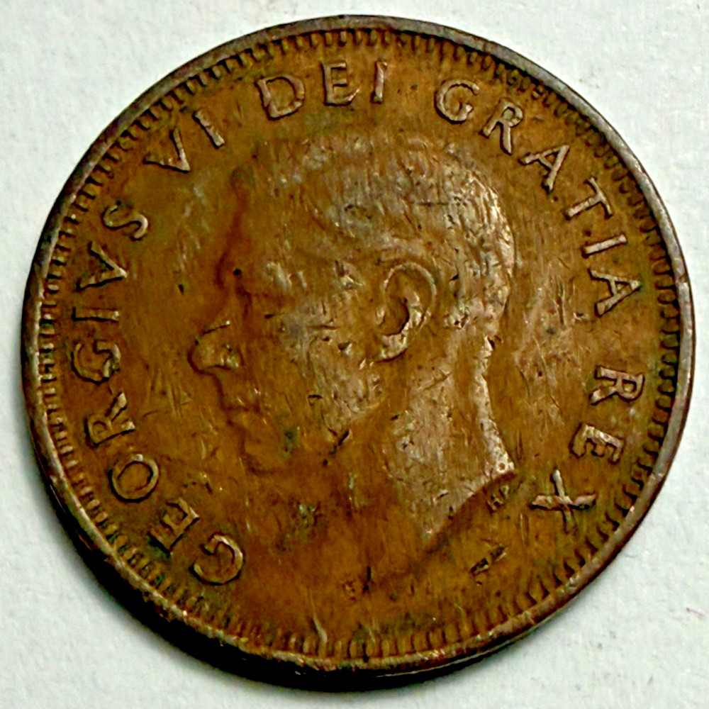 1951 Canada One Cent 1 penny