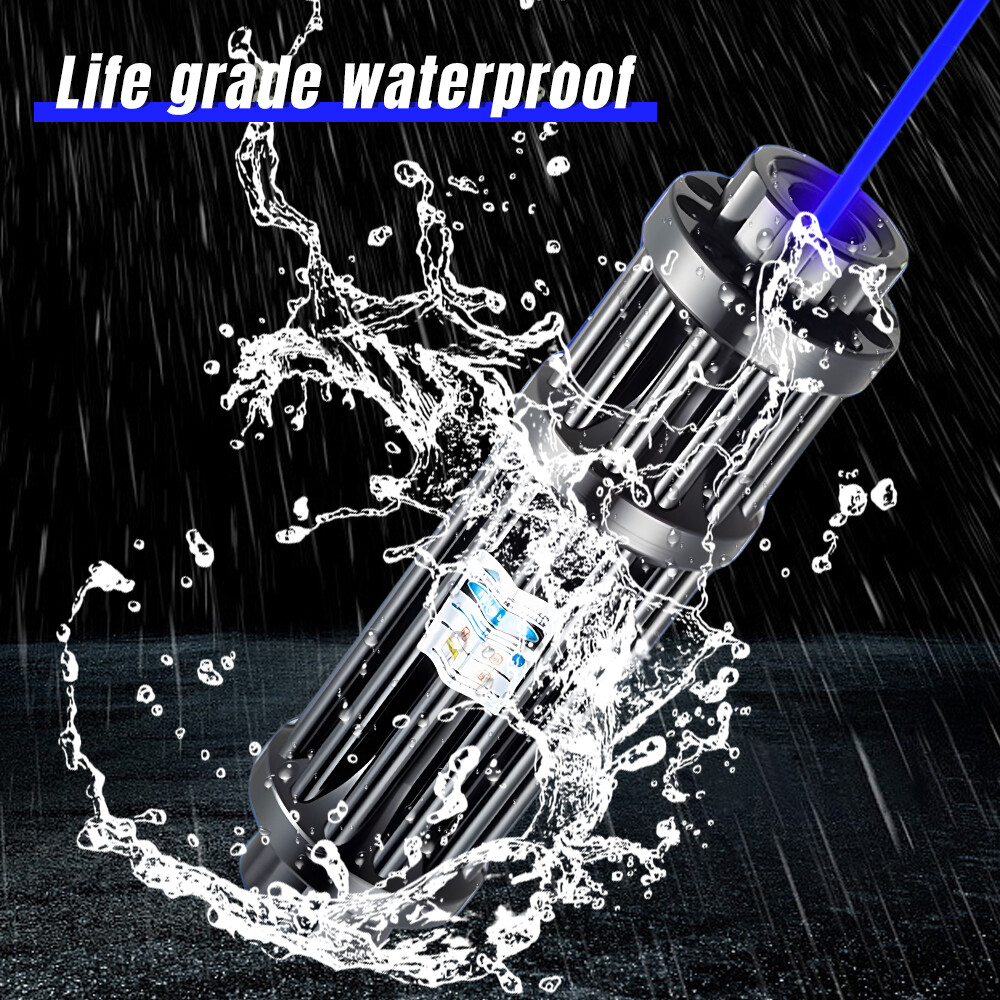 Kepeak High Power Blue Adjustable Beam Laser Pointer Visible Beam 5MW Dot Light